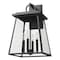 Z-Lite Broughton Outdoor Wall, 4-Light, 12.5 In.W x 13.25 In.L x 21 In.H, Black/Clear Beveled 521B-BK - alternate 7